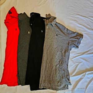 2XL Bundle Ralph Lauren Polo's , Cotton Mesh & Interlock fabric , barely worn